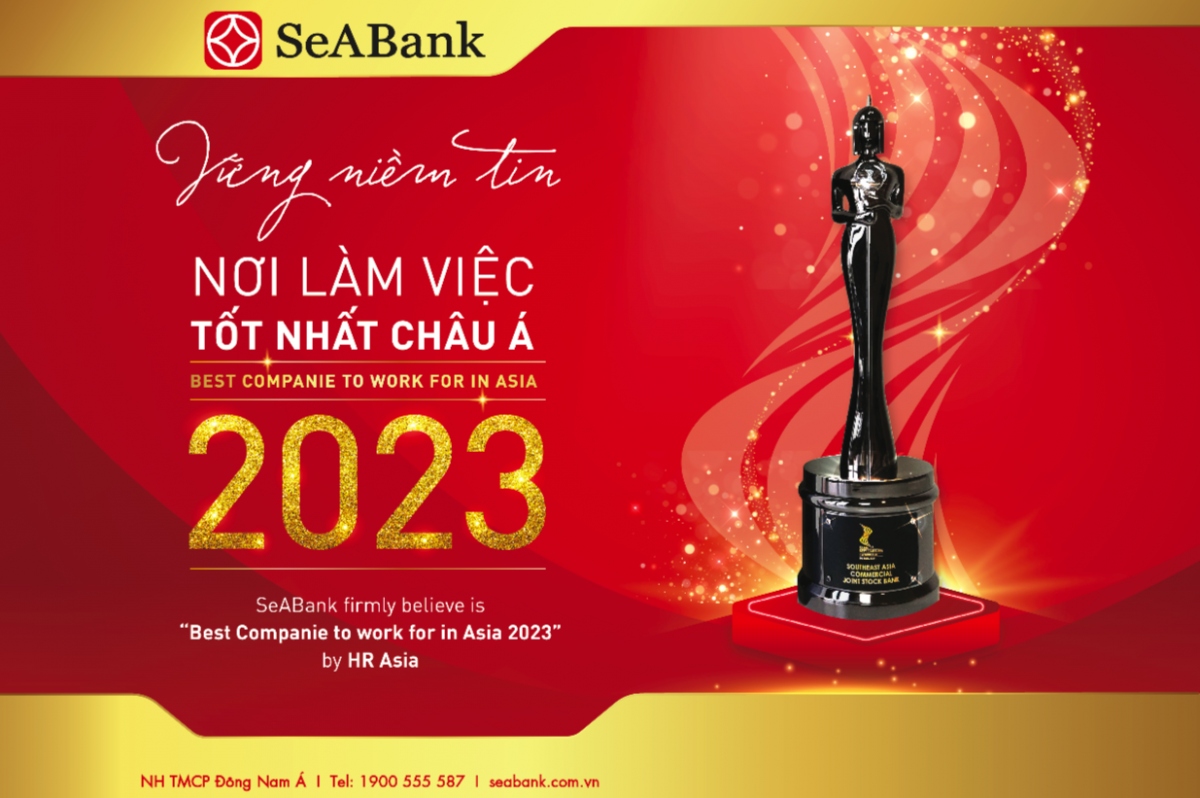 SeABank ba năm liên tiếp được vinh danh “Nơi làm việc tốt nhất châu Á”